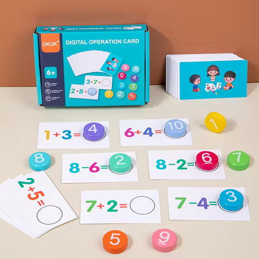 Mathematical Learning Cards - Nest & Play