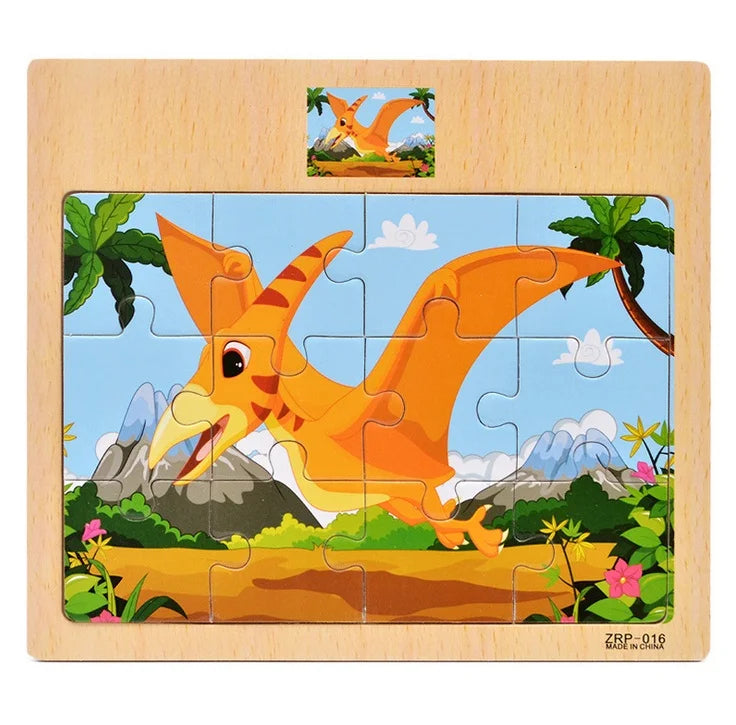 Wooden Jigsaw Puzzle - Nest & Play