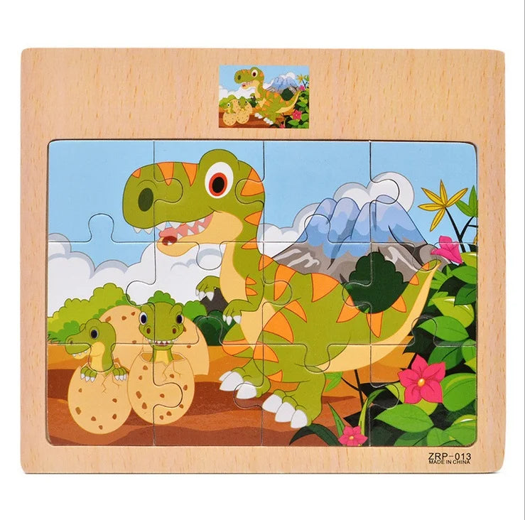 Wooden Jigsaw Puzzle - Nest & Play