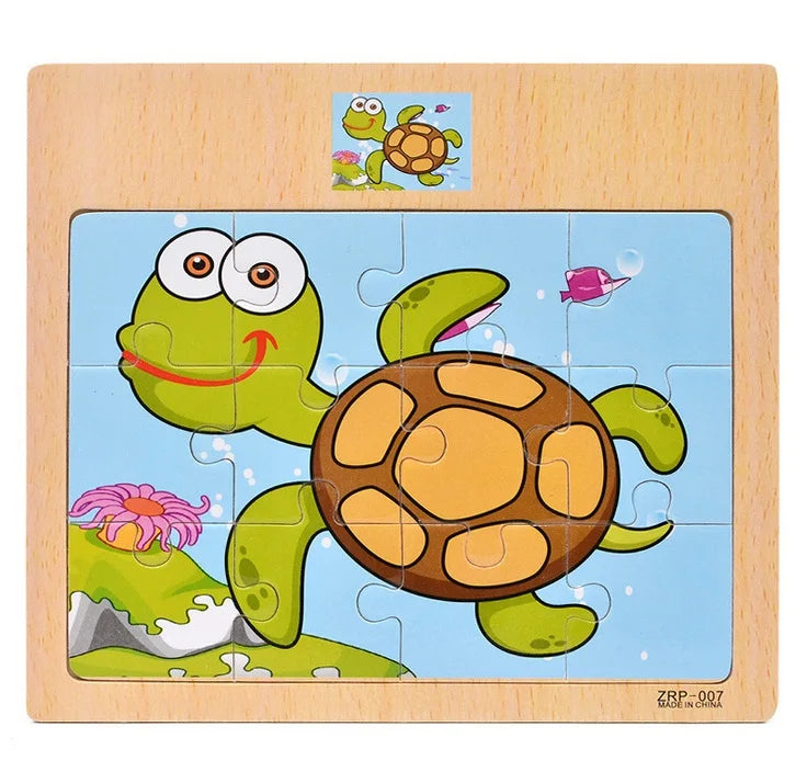 Wooden Jigsaw Puzzle - Nest & Play