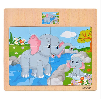 Wooden Jigsaw Puzzle - Nest & Play