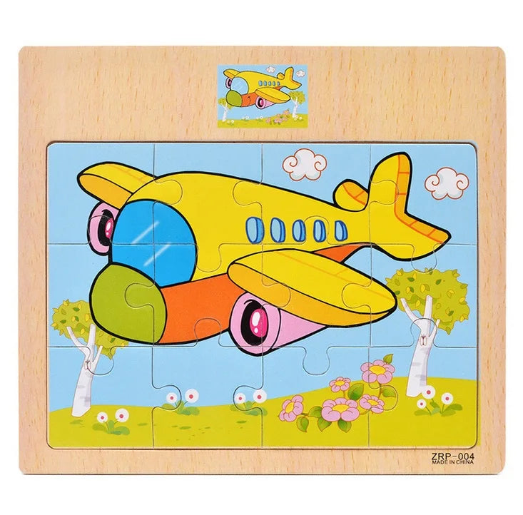 Wooden Jigsaw Puzzle - Nest & Play