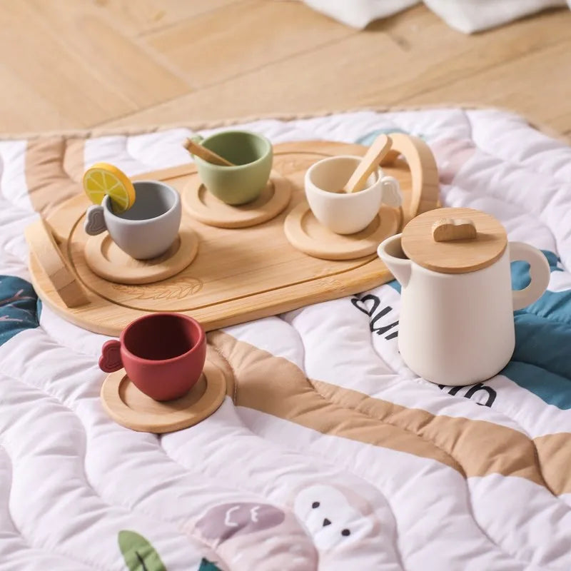 Wooden Afternoon Tea Set - Nest & Play