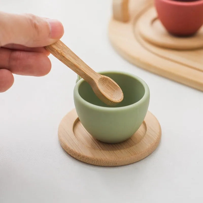 Wooden Afternoon Tea Set - Nest & Play