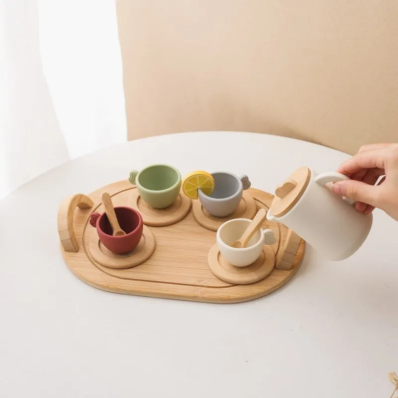 Wooden Afternoon Tea Set - Nest & Play