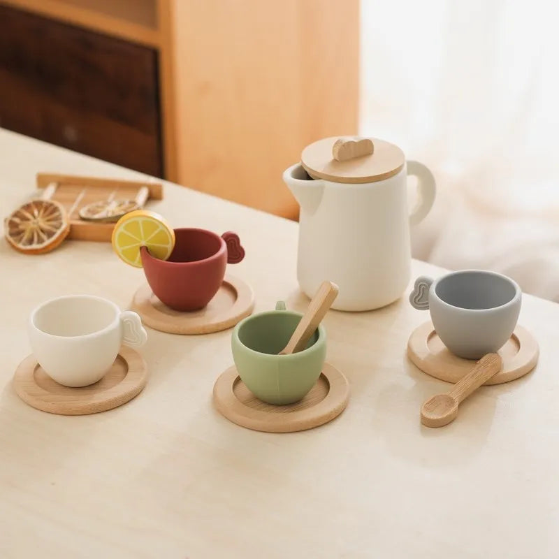 Wooden Afternoon Tea Set - Nest & Play