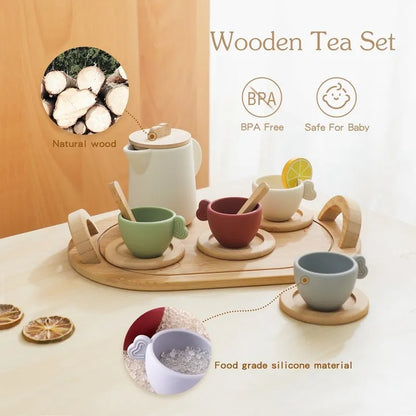 Wooden Afternoon Tea Set - Nest & Play