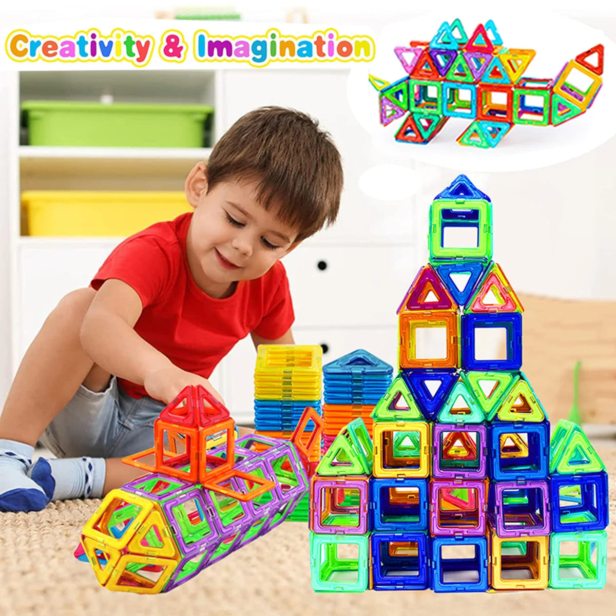 Magnetic Building Blocks - Nest & Play