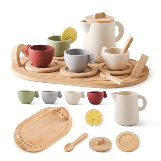 Wooden Afternoon Tea Set - Nest & Play