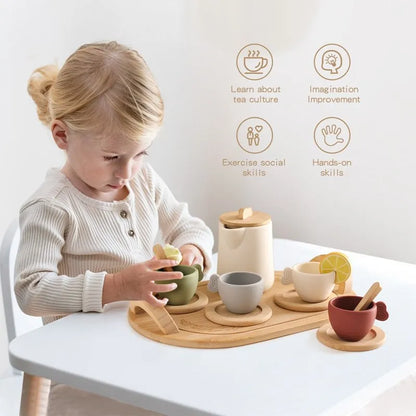 Wooden Afternoon Tea Set - Nest & Play