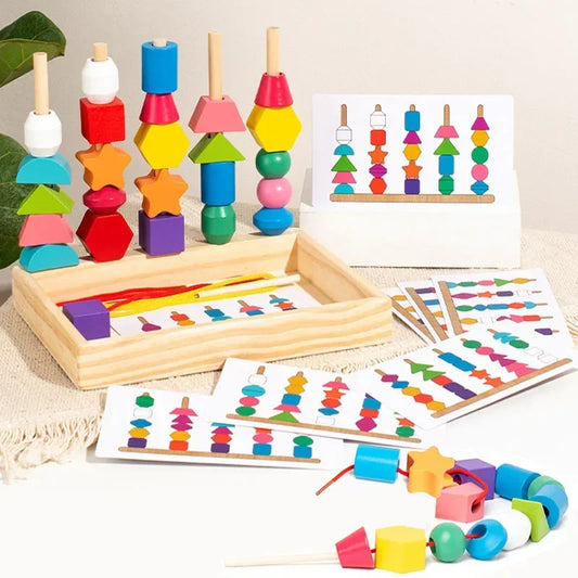 Wooden Stack Toy - Nest & Play